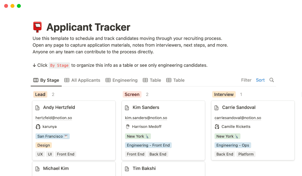 Leverage Technology for Applicant Tracking