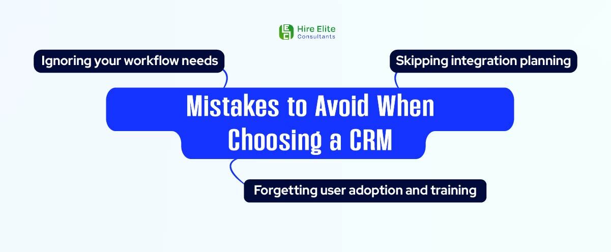 Mistakes to Avoid When Choosing a CRM