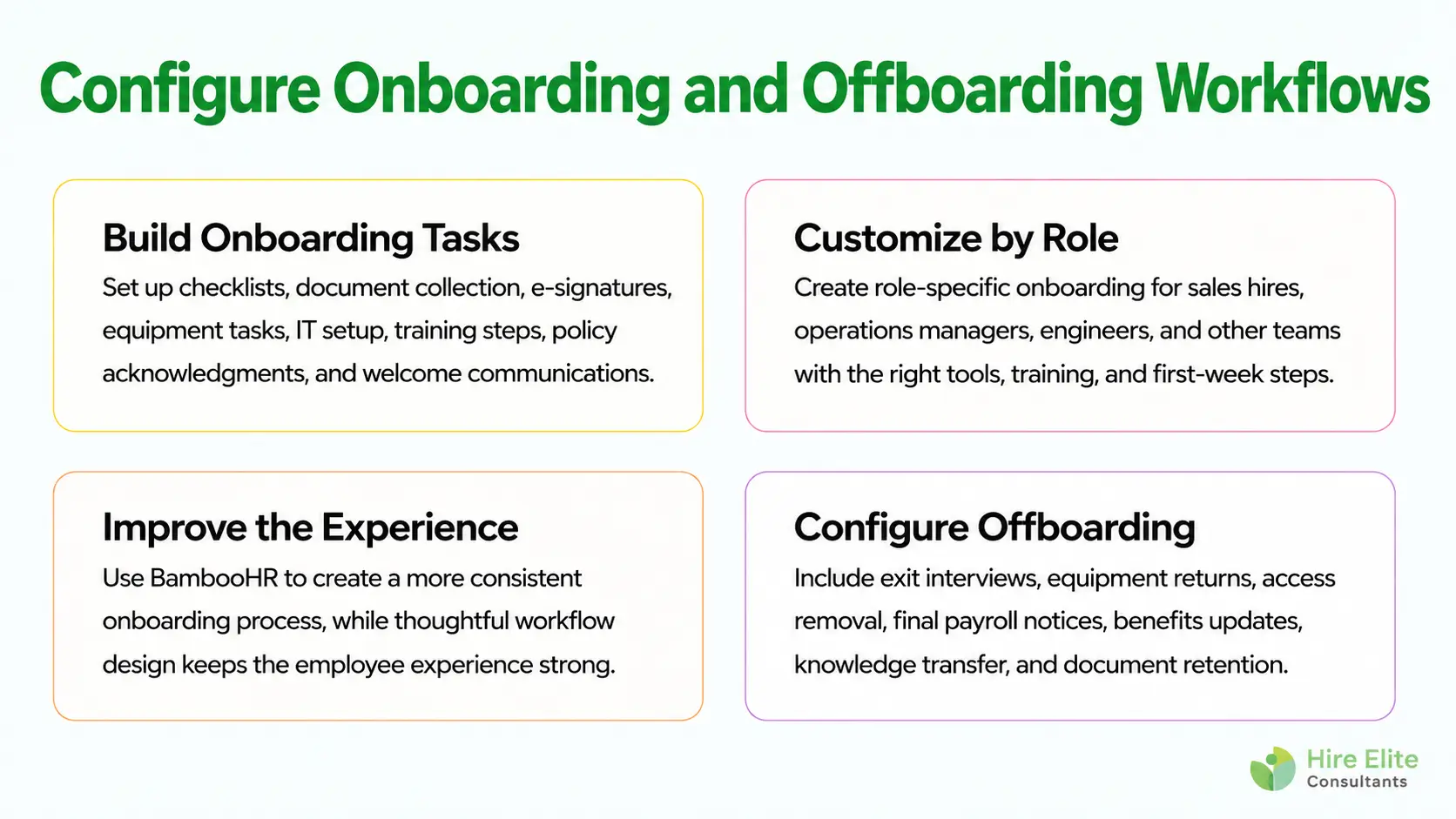 Configure Onboarding and Offboarding Workflows